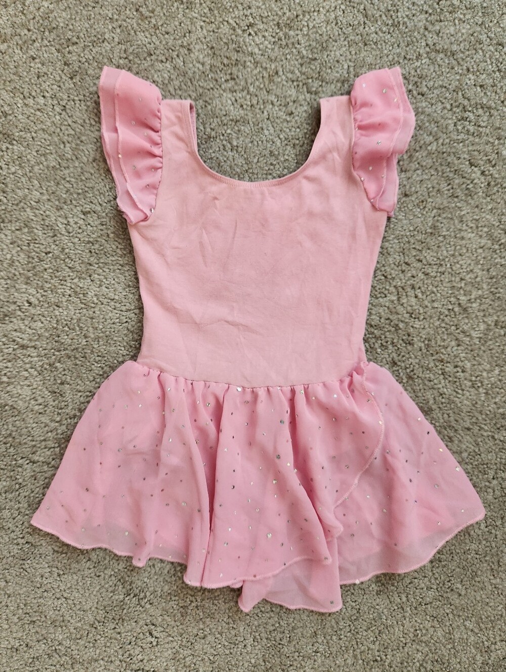 Girls 5/6T Pink Dance Sparkle Tutu Leotard | Ballet, Tap, Jazz, Gymnastics